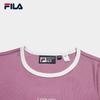 Fila Женская облегающая футболка в рубчик с коротким рукавом, лето 2026