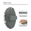 1PC Polygonal Silicone Bath Brush Deep Exfoliation and Rubbing Massage Brush Silicone Body Scrubber Bathroom Bathing Tool