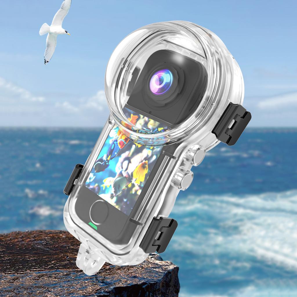 Waterproof Case Protective Underwater Diving Housing Shell for Insta360 X4 Air Camera Accessories