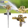 1/2"Male Thread Rotating Rocker Sprinkler Adjustable Impact Sprinkler Lawn Garden Park Orchard Field Irrigation Watering Nozzle