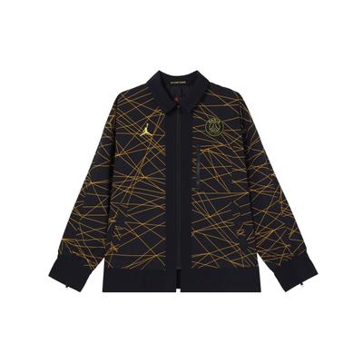 Куртка Air x Paris Saint-Germain Anthem черная/желтая женская верхняя одежда DV2987-010