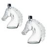 Horse Head Whiskey Decanter High Borosilicate Glass Liquor Bottle Unique Artistic Gift for Whiskey Lovers