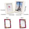 Color Block DIY Photo Frames Handmade Wall Photo Holder Flower Picture Frame  Family Activity Gift