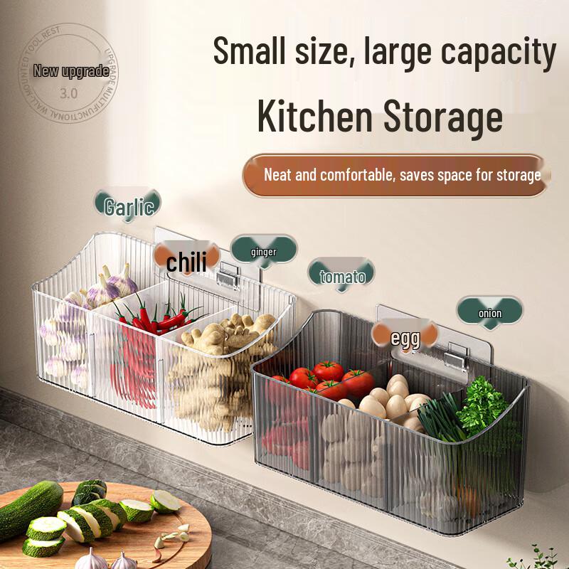 Xuanyong Kitchen Wall-Mounted Storage Basket