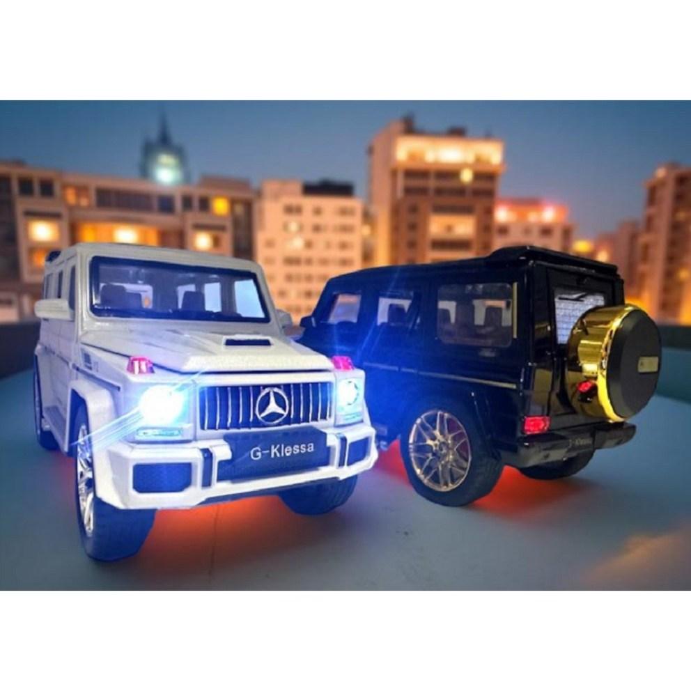 Mercedes-Benz G-Wagen 1:Литой металлический модельный автомобиль в масштабе 24 - Черный