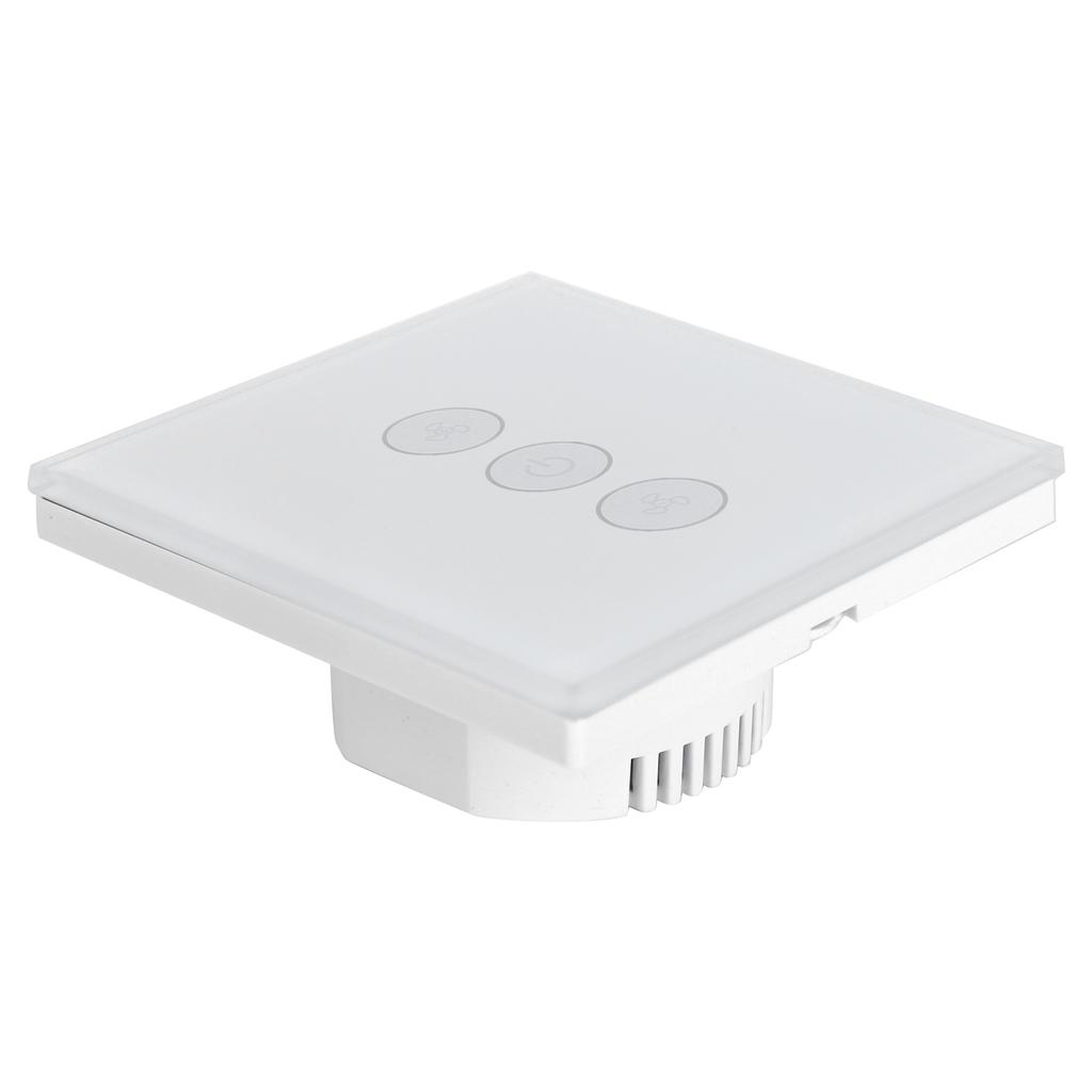 Умный WiFi Диммер Выключатель вентилятора Беспроводной Таймер Голосовое Управление через Приложение для Tuya 110‑240В 50 60ГцБелый
