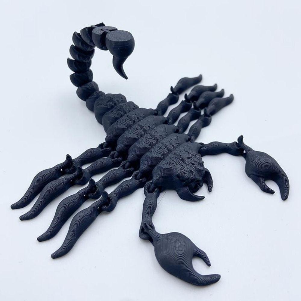 Articulated 3D Printed Simulation Toy Creative Animal Simulation Model Model Display