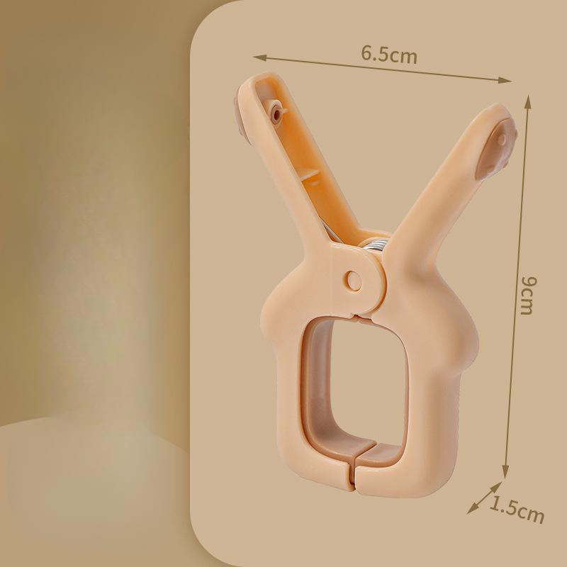 3 шт. Не оставляющий следов ветрозащитный зажим для сушки одеяла на открытом воздухе на балконе, большой зажим, большой пластиковый зажим