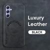 Роскошный кожаный магнитный чехол для Samsung Galaxy A55 5G A35 A54 A34 A14 A24 A53 A33 A13 A52S A32 A12 A51 Чехол из овчины и силикона