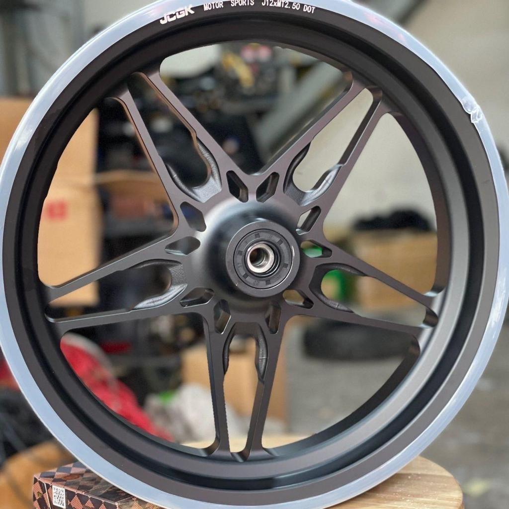 Диски JCGK 12" Пятизвездочные Тормозные Дисковые Передние J12*2.5 для Модификаций Niu N1S/U+B и Ninebot E200.