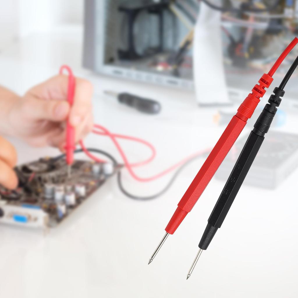 DIANN 16 in 1 Multimeter Test Leads Kit Digital Probes Leads Set with Replaceable Testing Pen Test Hook Alligator Clips Banana Plug Measurement Tools
