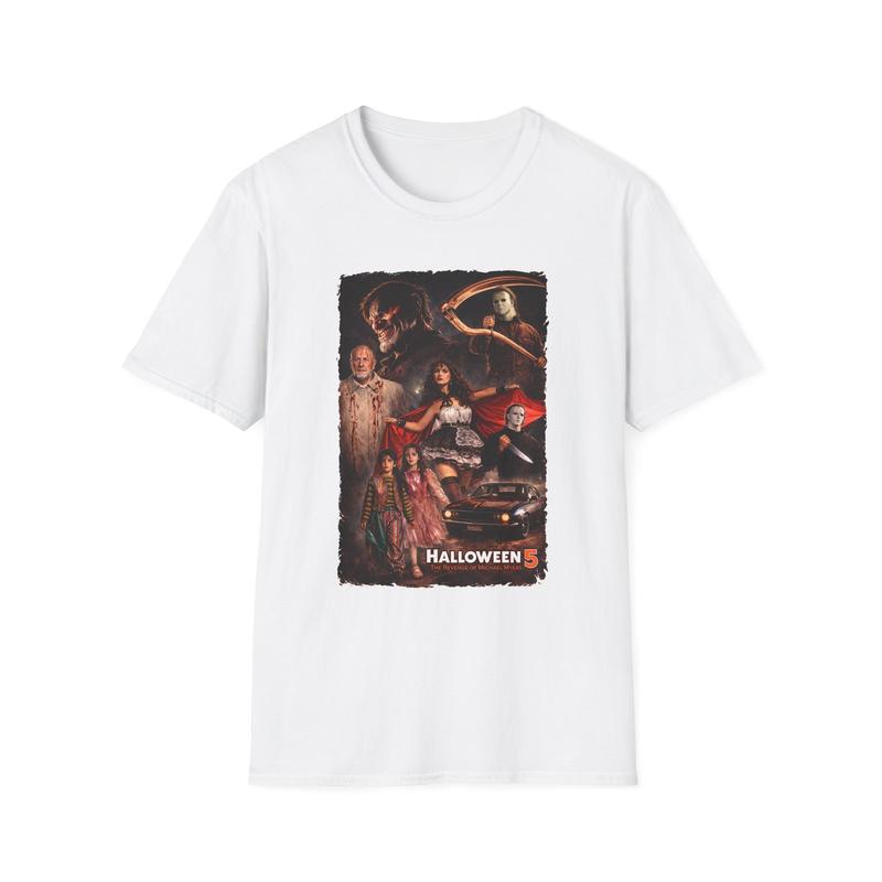 Halloween 5 Movie Poster Unisex T-Shirt| Halloween Characters Graphic Tee