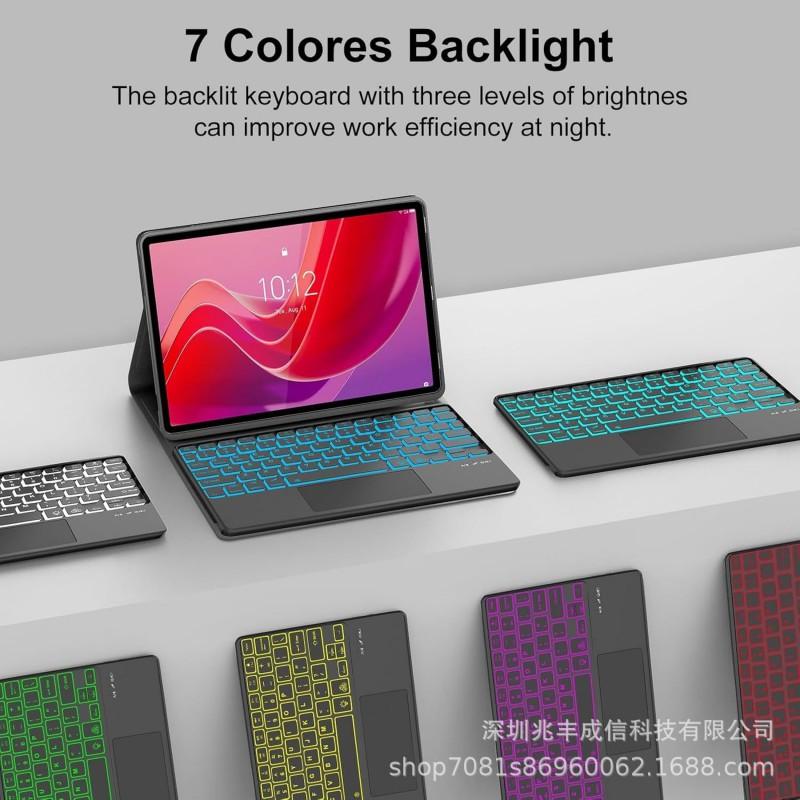 Чехол для планшета Lenovo Xiaoxin Pad M11 P11 GT11.1 с Bluetooth-клавиатурой, подставкой, силиконовой обложкой, магнитной функцией сна