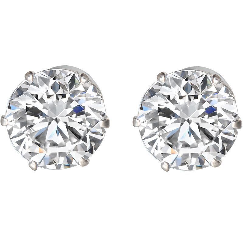 Пара унисекс сильных магнитных магнитных сережек-клипс, манжет для ушей, не прокалывающих, без отверстий, хрустальные гвоздики для мужчин и женщин