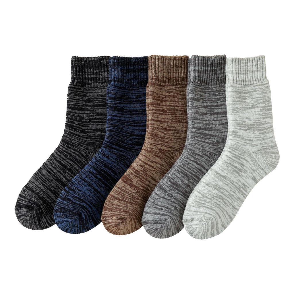 Men's Thick Plush Mid-Tube Socks - 70g Warm Winter Floor Socks.
