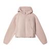 Milano Series Soft And Stretchy Loose Hooded Cardigan Women Outerwear Aromatic-Pink F11W535501FPK