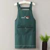 Abrasion Resistant Kitchen Apron Household Restaurant Uniform Antifouling Barista Apron Restaurant