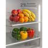2-Piece Refrigerator Organizer Storage Organizer Bpa Free Organizer Impact Resistant 28X19X9 Cm