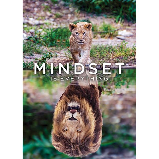 Animal Mindset Is Everything Inspirational Prints Poster Canvas Painting Modern Wall Art Pictures Living Room Bedroom Home Decor