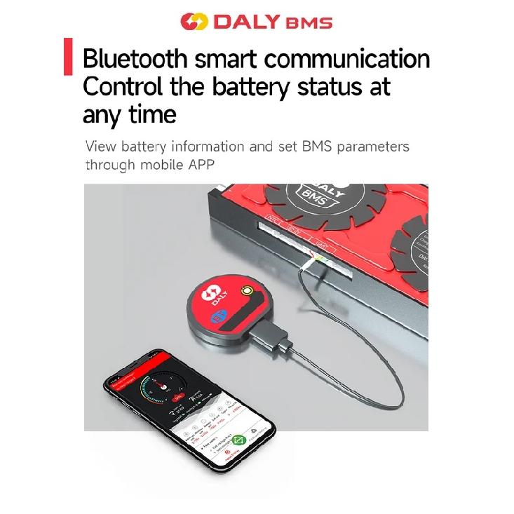 Daly Smart BMS lifepo4 Li-ion Аксессуары 3s-24s 30A-500A 4s 8s 16s Сенсорный Экран Управления LCD Дисплей И CAN BUS И СВЕТОВАЯ ПЛАТА