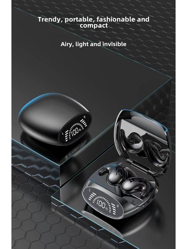 Bluetooth-гарнитура MD528: TWS Dual-Ear Удобная накладная гарнитура для сна, длительное время работы от аккумулятора.