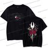Hollow Knight Silksong Смешные Игровые Футболки Мужские Женские С Круглым Вырезом С Коротким Рукавом Y2K Топы Мультяшный Стиль Hollow Knight Унисекс Футболка