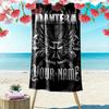 Name Custom Pantera Band Print Beach Towel, Large Soft Quick Dry Towel for Beach Camping Swimming