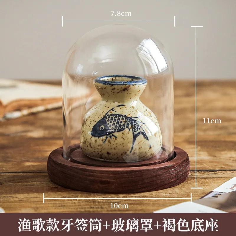 Персонализированная коробка для зубочисток, бытовая легкая, роскошная, керамическая подставка для зубочисток, креативная, для гостиничного обслуживания, коммерческого использования, емкость для ватных палочек