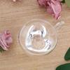 Drinkware Чай Пивная кружка Соковая чашка Кофейные чашки Кружка Подарочная 180 мл/240 мл Двойные стенки Стеклянная кружка в форме сердца Любовь Термостойкая