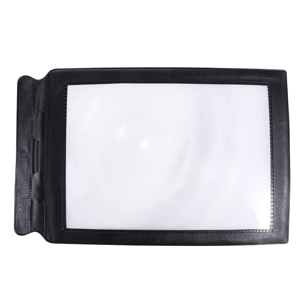 Handheld Large Sheet Magnifier A4 Lenses Loupe Science Tool Magnifying Glass Reading Book
