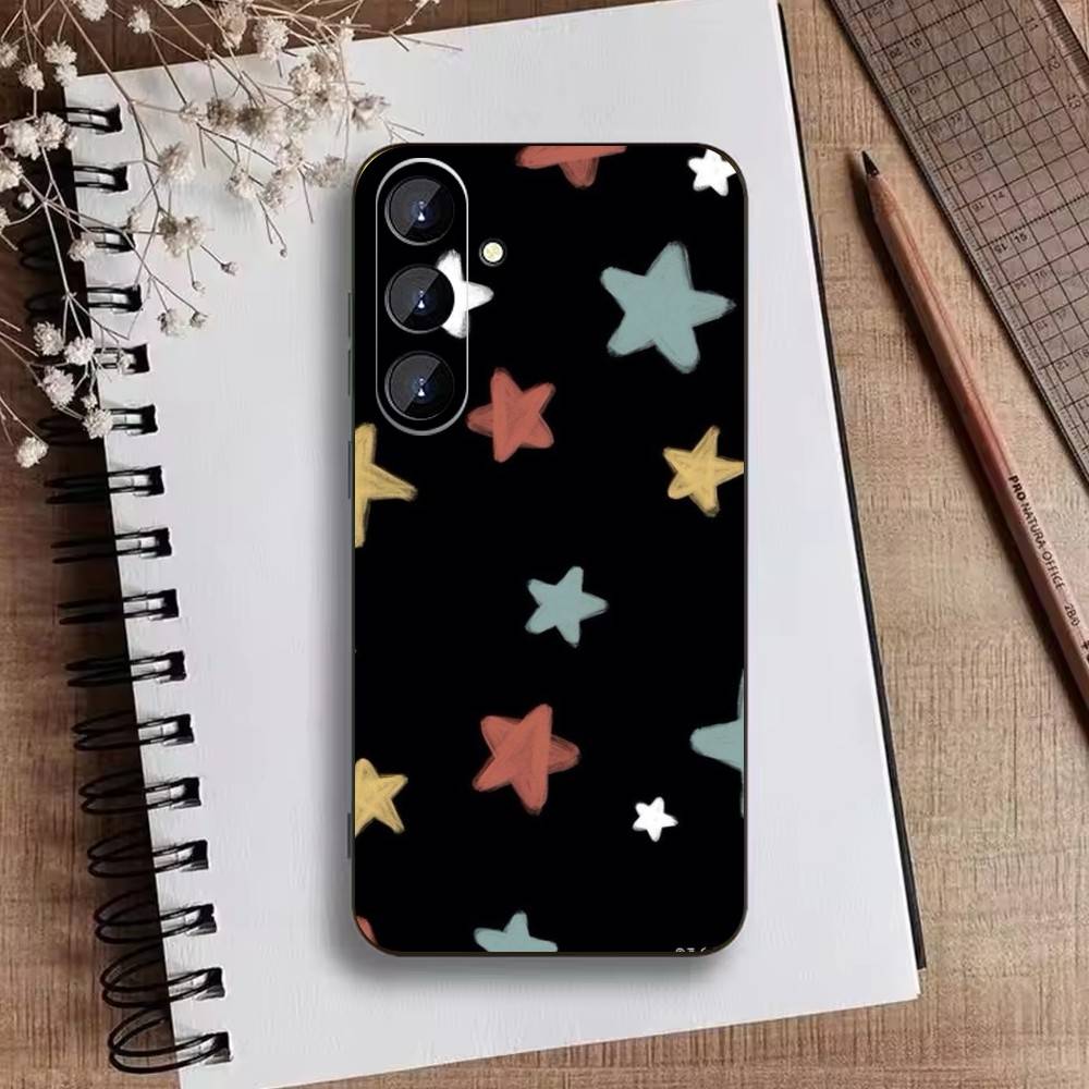 star bone lightning bolt Phone Case For Samsung Galaxy A73,A21s,A22,A31,A52,A53,A71,A41Soft Black Shell