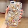 Glitter Rhinestone Phone Case For OPPO Realme 14 Pro Plus 14X 14T 13 12 Lite 4G 5G Crystal Floral Bear Design Cover