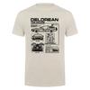 Back To The Future Delorean Schematic Tshirt Print Tshirt Unisex Cotton T Shirt Summer Hip Hop Tees Dz241