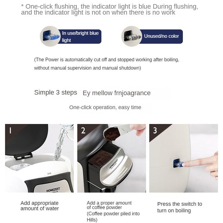 ГЛАВНАЯ Бытовая автоматическая капельная мини-чашка для кофе