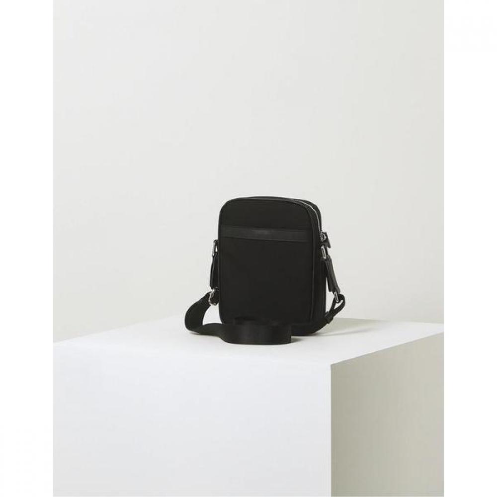Daks Black Leather Dd Luis Pattern Mini Crossbody Bag Dbba3e592