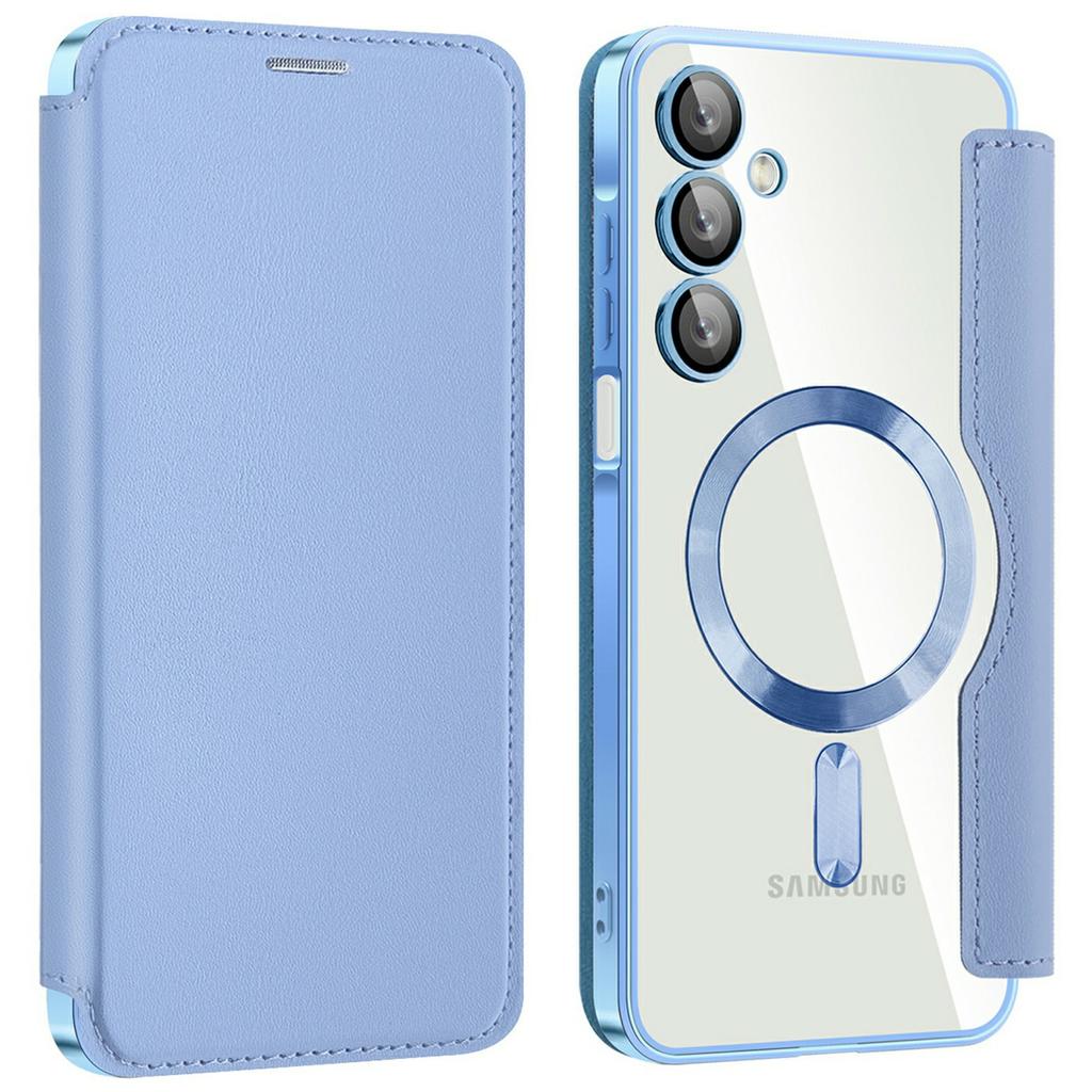 Чехол для Samsung Galaxy A16 4G/5G, совместимый с MagSafe, блокирующий RFID кардхолдер, кожаный чехол для телефона