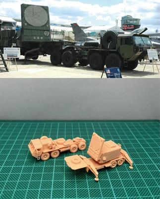 Модель Kamiya 1/144 США MIM-104F Patriot Радар зенитно-ракетного комплекса (ПАК-3) Комплект смолы