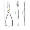 3pcs Labor-saving Crab Stripping Forceps High Hardness Crab Picks Spoons Set  Shrimp