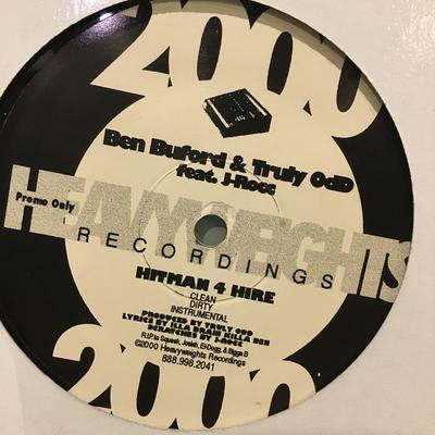 12-дюймовая пластинка BEN BUFORD & TRULY ODD FEAT J ROCC - Hitman 4 Hire / X-Cercize-1-2 NONEPROMO Тяжеловесы Re Не Япония Рэп & Хип-хоп/R&B Б/У