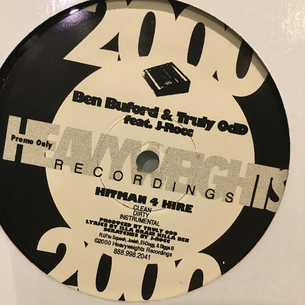 12-дюймовая пластинка BEN BUFORD & TRULY ODD FEAT J ROCC - Hitman 4 Hire / X-Cercize-1-2 NONEPROMO Тяжеловесы Re Не Япония Рэп & Хип-хоп/R&B Б/У