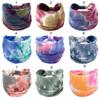 Criss Cross for Women Girls Sport Head Wraps Wide Knotted Headbands Tie Dye Turban Twist Headbands