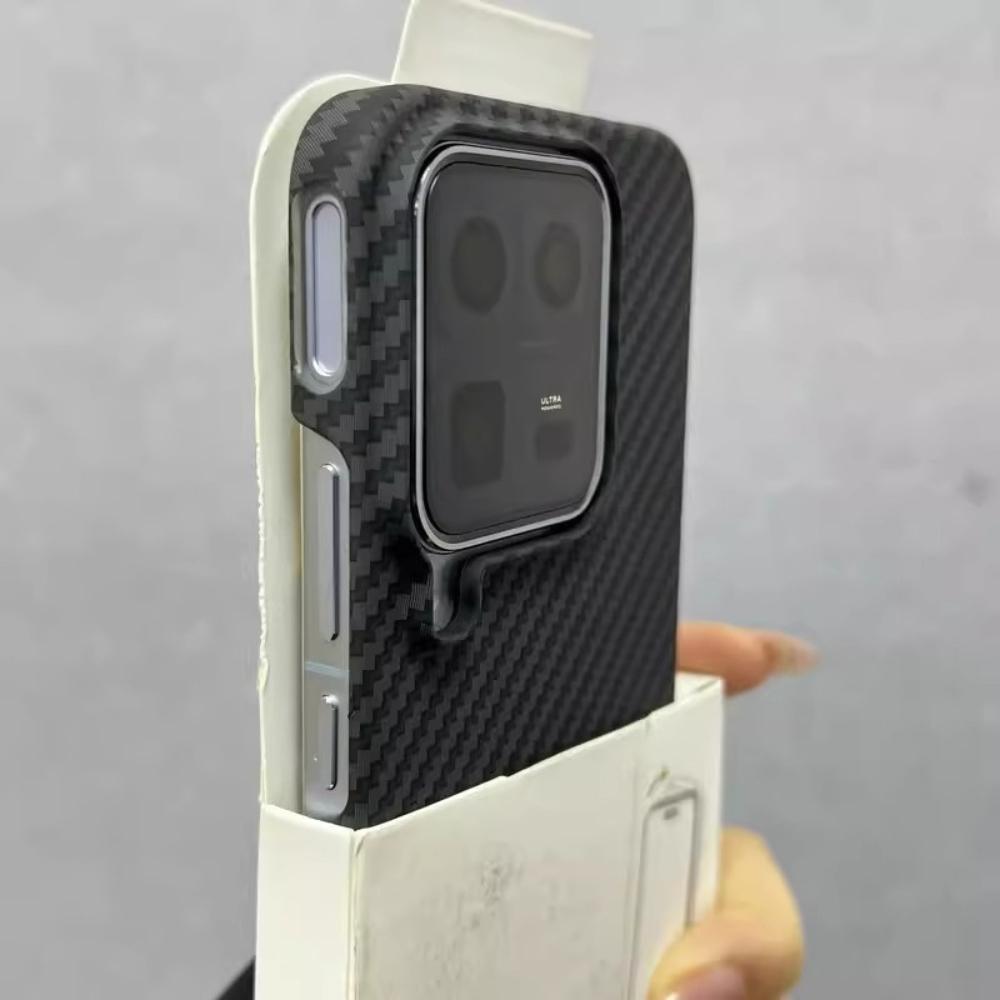 Для VIVO iQOO 15 Ultra Чехол Жесткая Текстура Углеродного Волокна Защитная Задняя Крышка от Отпечатков Пальцев Для VIVO iQOO 15 Ultra Чехол Бампер
