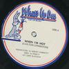 12-дюймовая пластинка CARLTON LIVINGSTON / SANTA RANKING - When I'm Hot / The Ritz WUD004 What's Up Doc 1985 Ямайка Регги, Ска и Даб Б/У