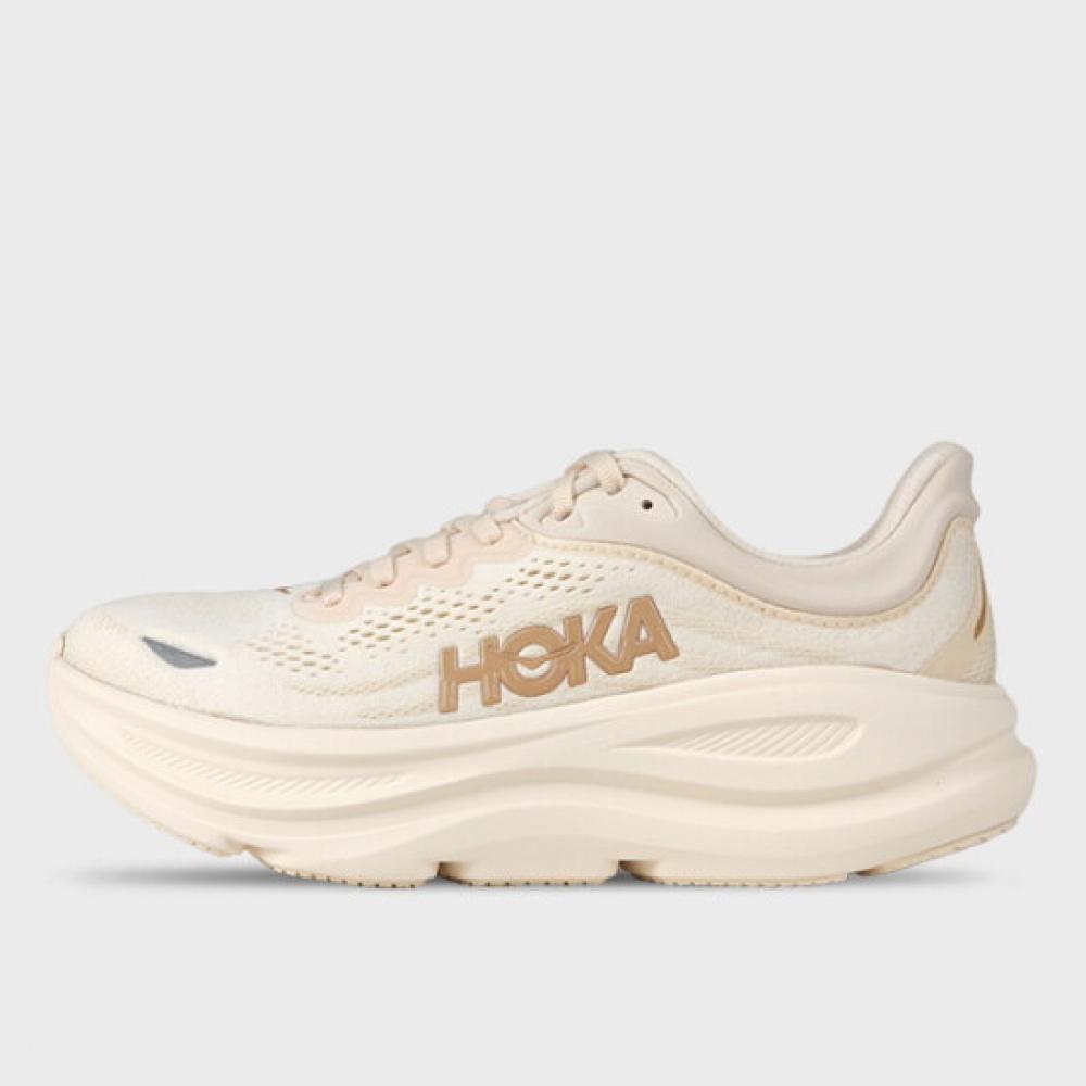 Hokaoneone Women S Bondi 9 Running ShoeS Vanilla Birch 1162012 Vch