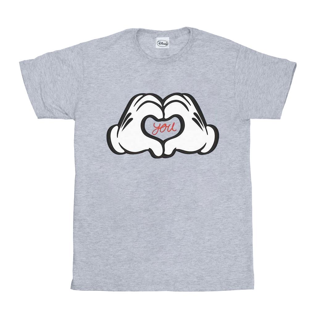 Disney Mens Mickey Mouse Loves You T-Shirt