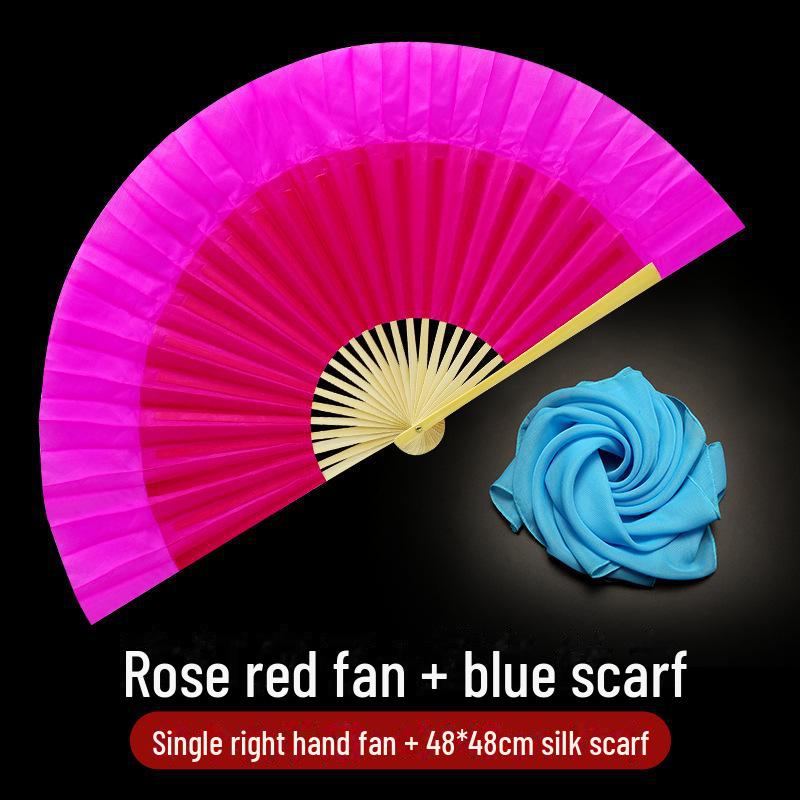 Реквизит из носовых платков для китайских танцоров 7 и 8 уровня: Цветочный барабан Аньхой и веер-фонарь Юньнань