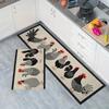 1 шт. Кухонный коврик с узором Петух, Коврик для прихожей, Длинный ковер для прачечной и коридора, Декор для дома