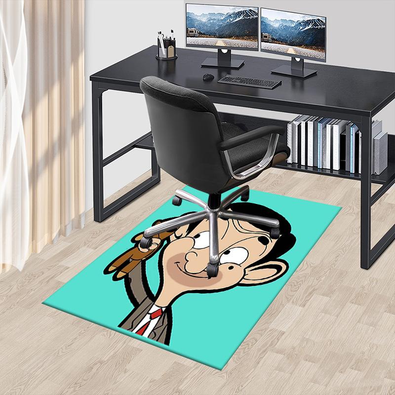 1PC Mr. Bean teddy bear Extra Large Non-Slip Floor carpet, Office, family, bedroom, Studio - Large Area Rug Indoor Rugs, Vibrant Colors-A271