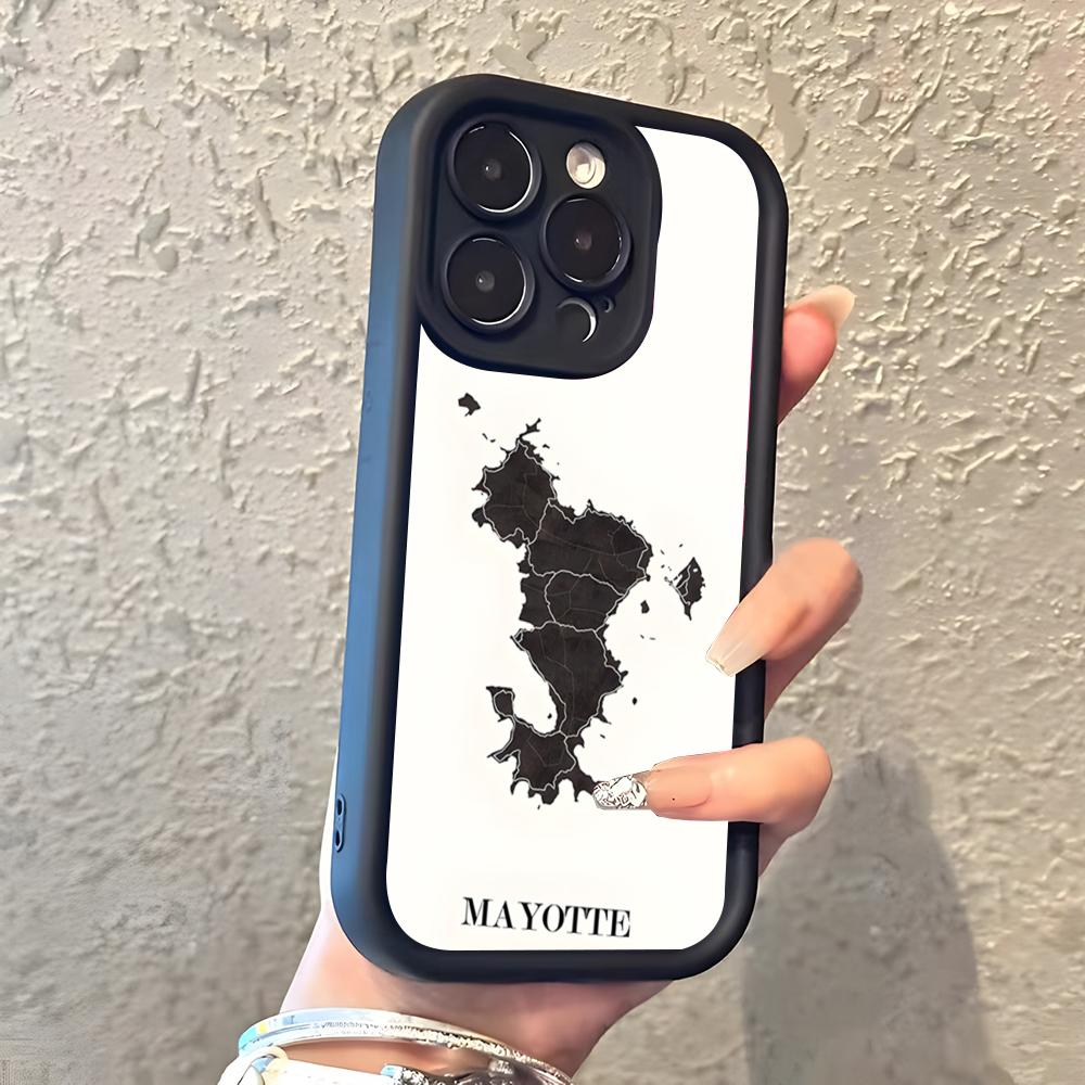 Nation Fllag Mayotte Phone Case For IPhone 17 Pro Max 16 15 14 Pro Max IPhone 13 Pro Max 11 Plus Silicone Cover