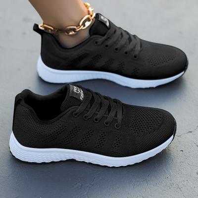 Женская дышащая спортивная обувь для женщин Повседневные теннисные туфли для ходьбы Сетчатые кроссовки для бега Кроссовки на платформе Женская обувь